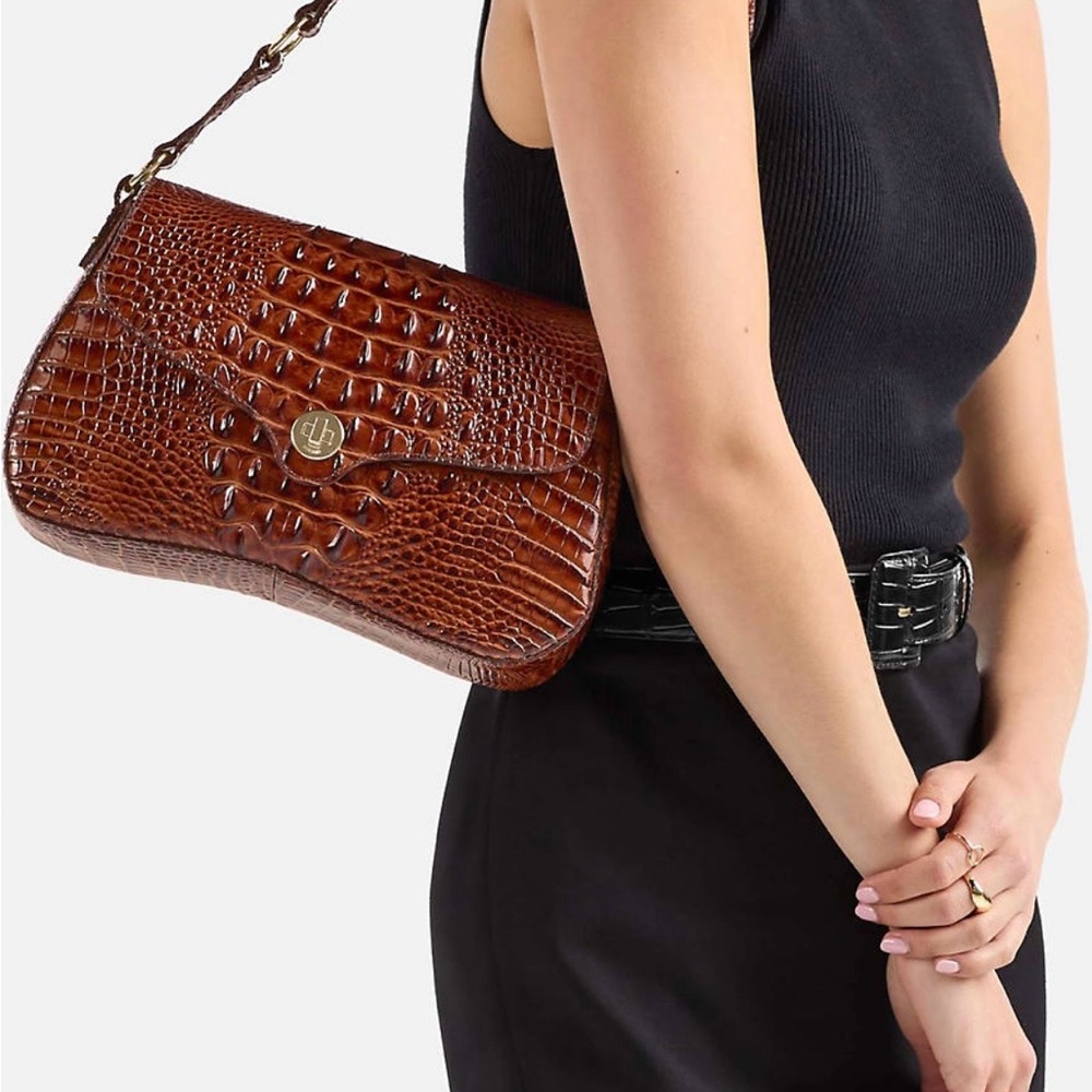Brahmin Nerida Handbag
Black, Crocodile Embossed - FIRM - Picture 5 of 8